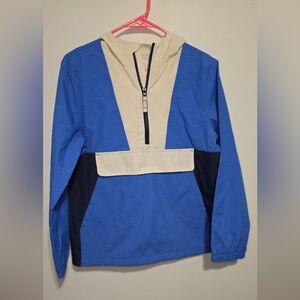 Cat & Jack Blue and White Windbreaker